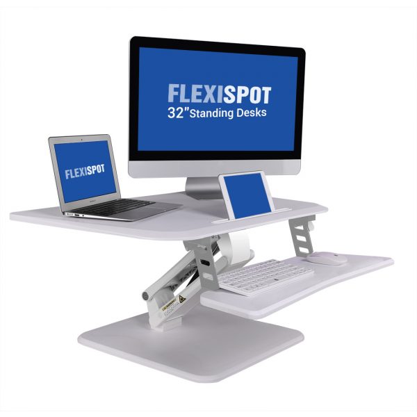 Flexispot M5M 32 inch Compact Standing Desk Converter - Standing