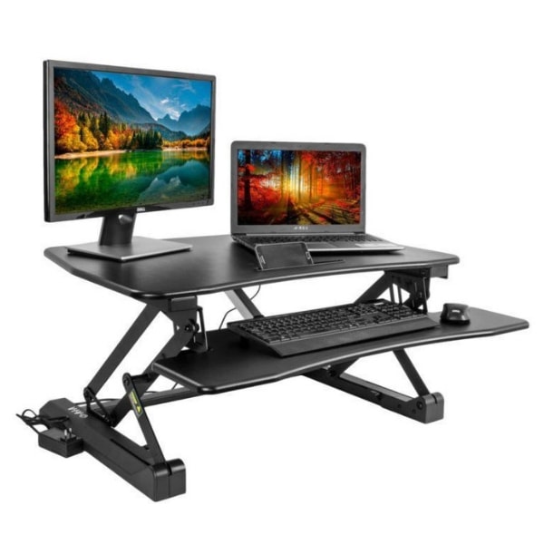 Opløft Standing Desk Converter | Lightweight Scandinavian Design,  Height-Adjustable Sit to Stand Desk for Computers & Laptops
